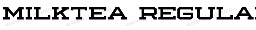 milktea Regular字体转换